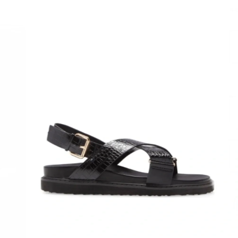 Snakeskin Embossed Slingback Sandal NWOT - Picture 5 of 9